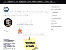Tablet Screenshot of lesepinards.fr